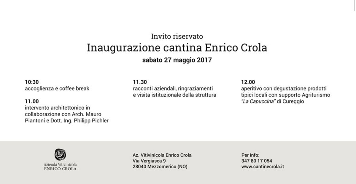 Studio Piantoni Inaugurazione invito